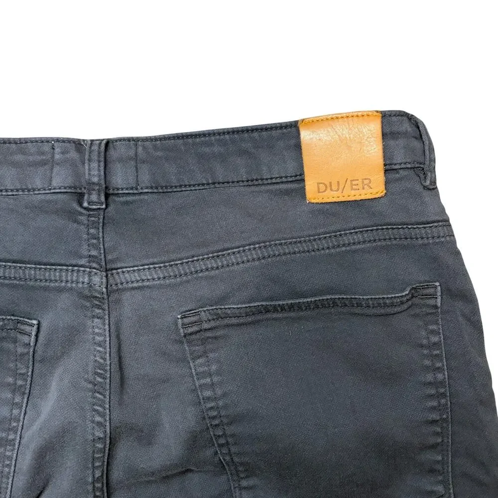DU/ER Mens No Sweat Slim Straight Pants Slate Style WFNS1001 31 X 32